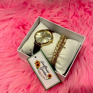 Sunflower Garden designs of faith watch & bracelets